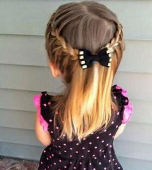 绑头发的简单方法儿童