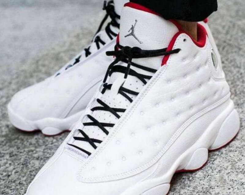 aj13鞋带绑法