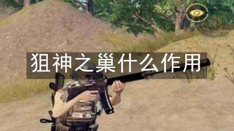 狙神之巢什么作用 为什么中国玩家对狙击枪情有独钟
